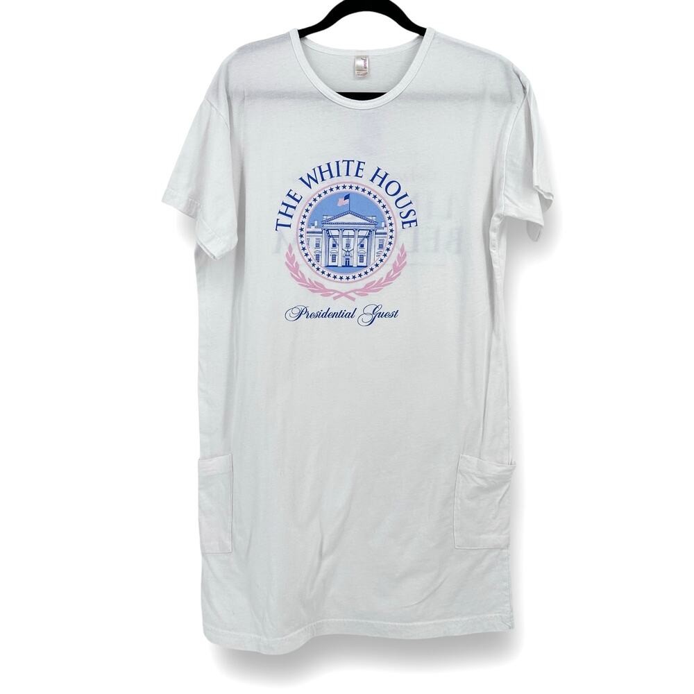 The White House Presidential Guest Lincoln Bedroom Souvenir Nightgown Sz OS